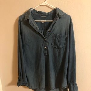 Merona Chambray Tunic, Large